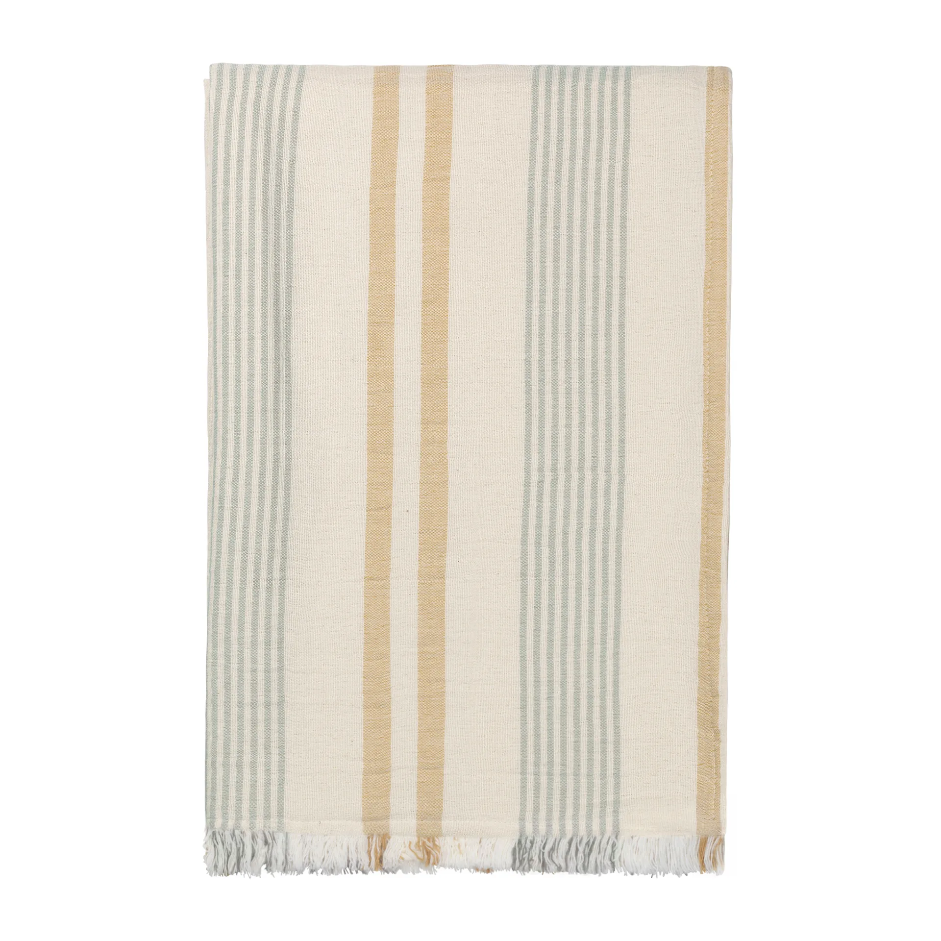 Iris 毯子  130x215 cm, 黄色-绿色 Elvang Denmark