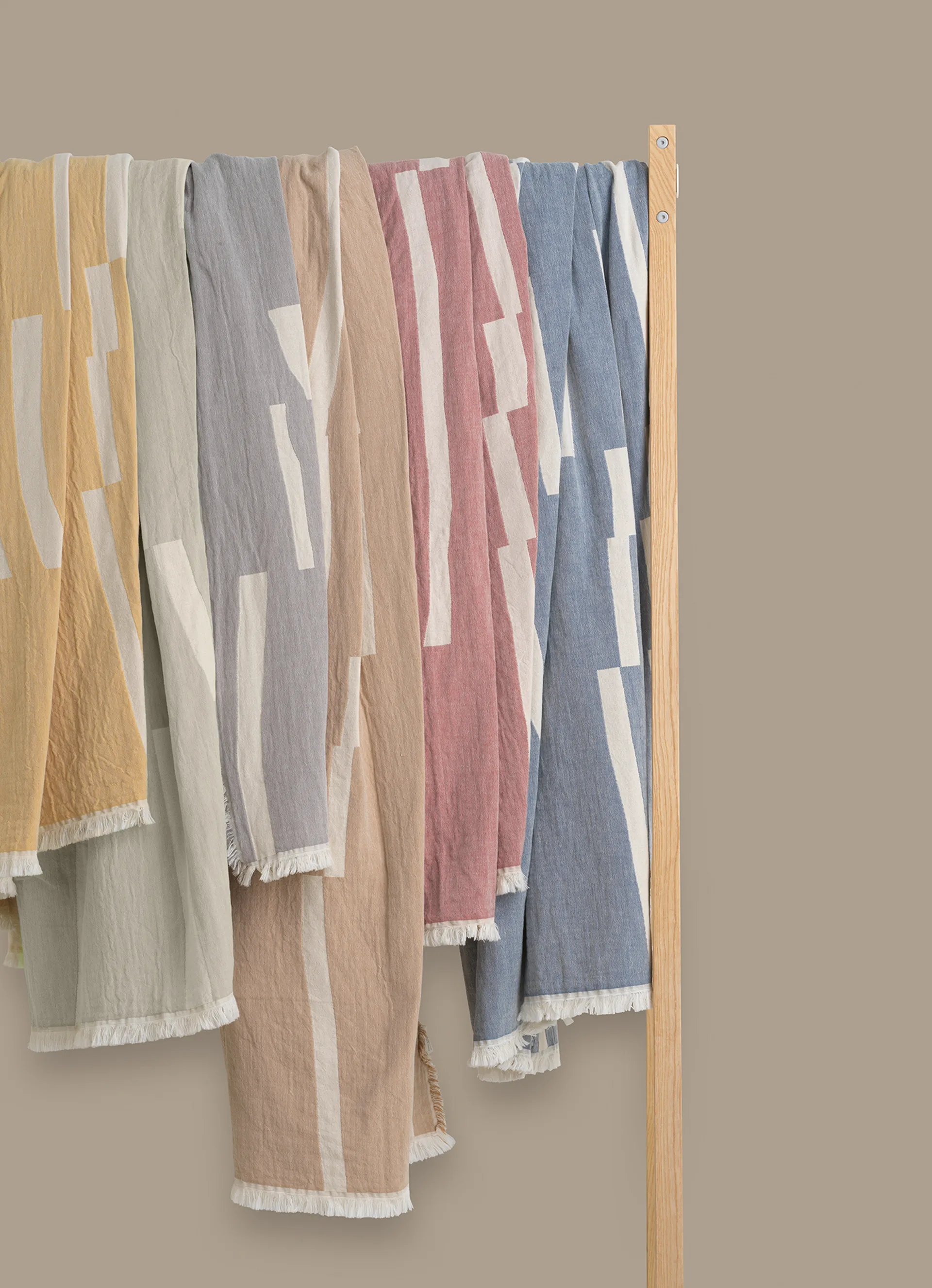 Lyme Grass 毯子 130x180 cm, 灰色 Elvang Denmark