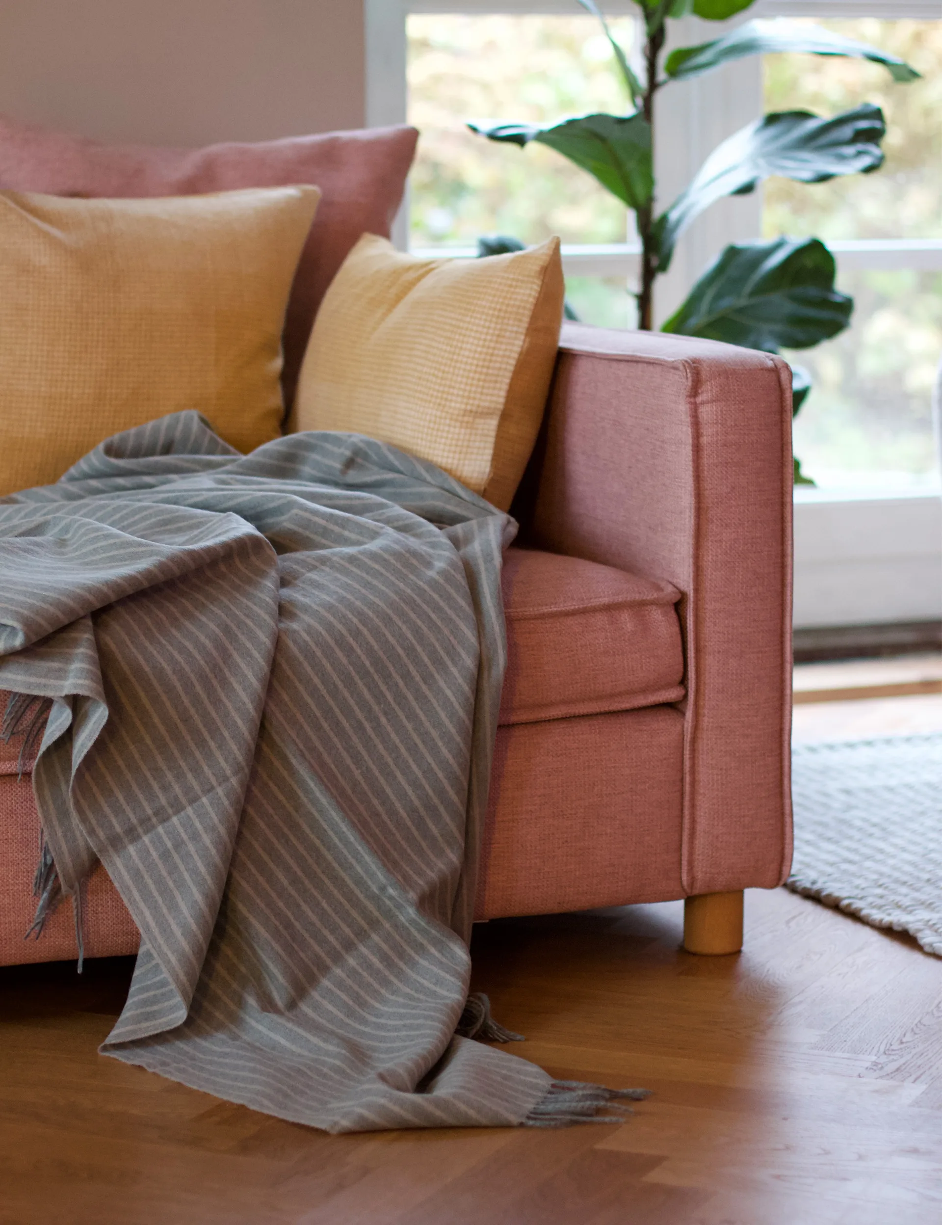 Stripes 毯子  130x200 cm, 绿色 Elvang Denmark