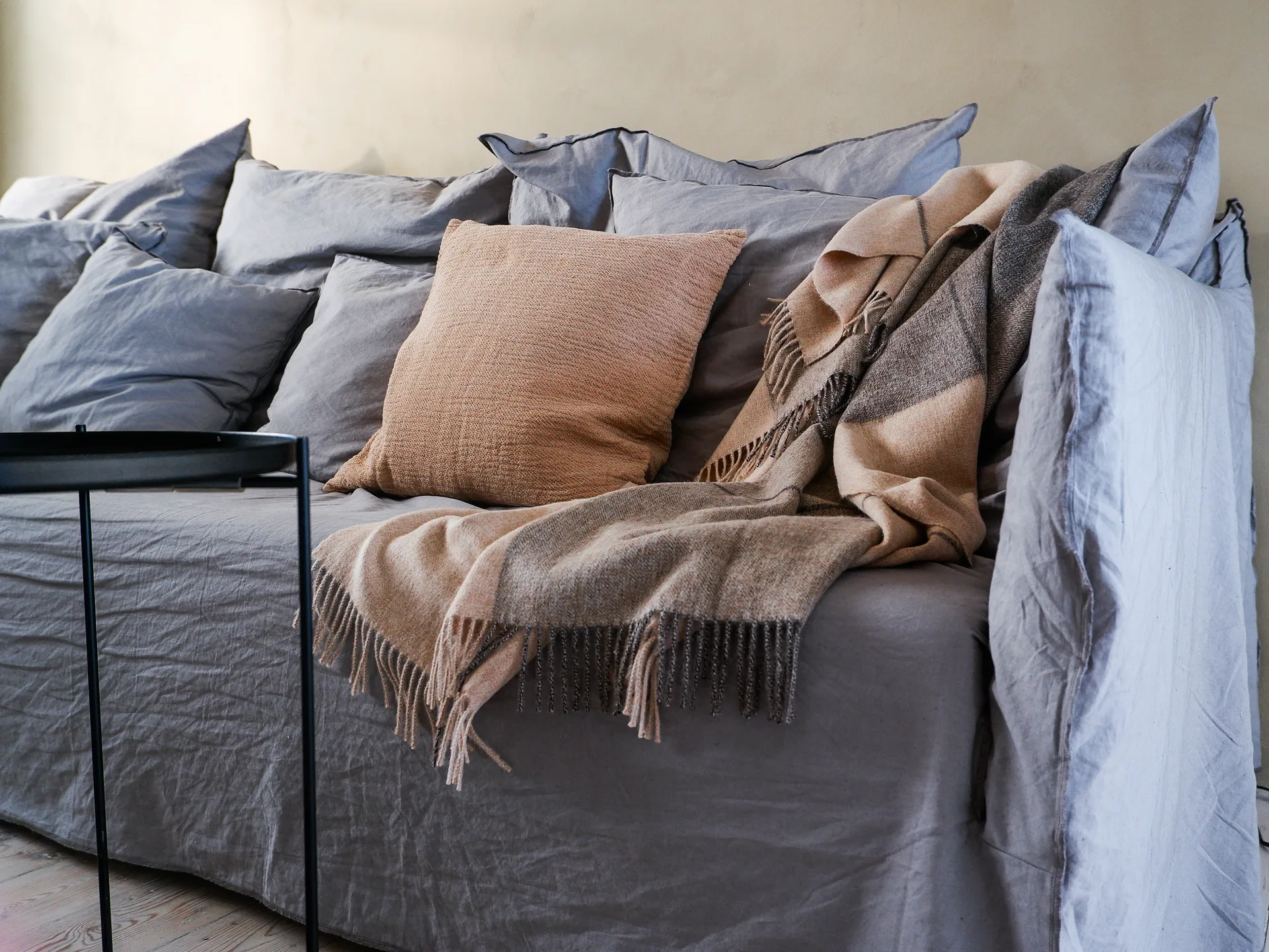 Thyme 靠枕套 50x50 cm, 米色 Elvang Denmark