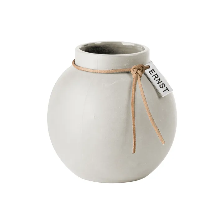 Ernst 白色炻器花瓶 - 10cm - ERNST
