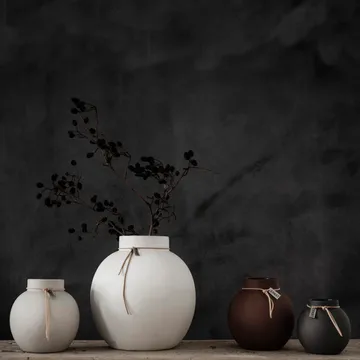 Ernst 白色炻器花瓶 - 10cm - ERNST