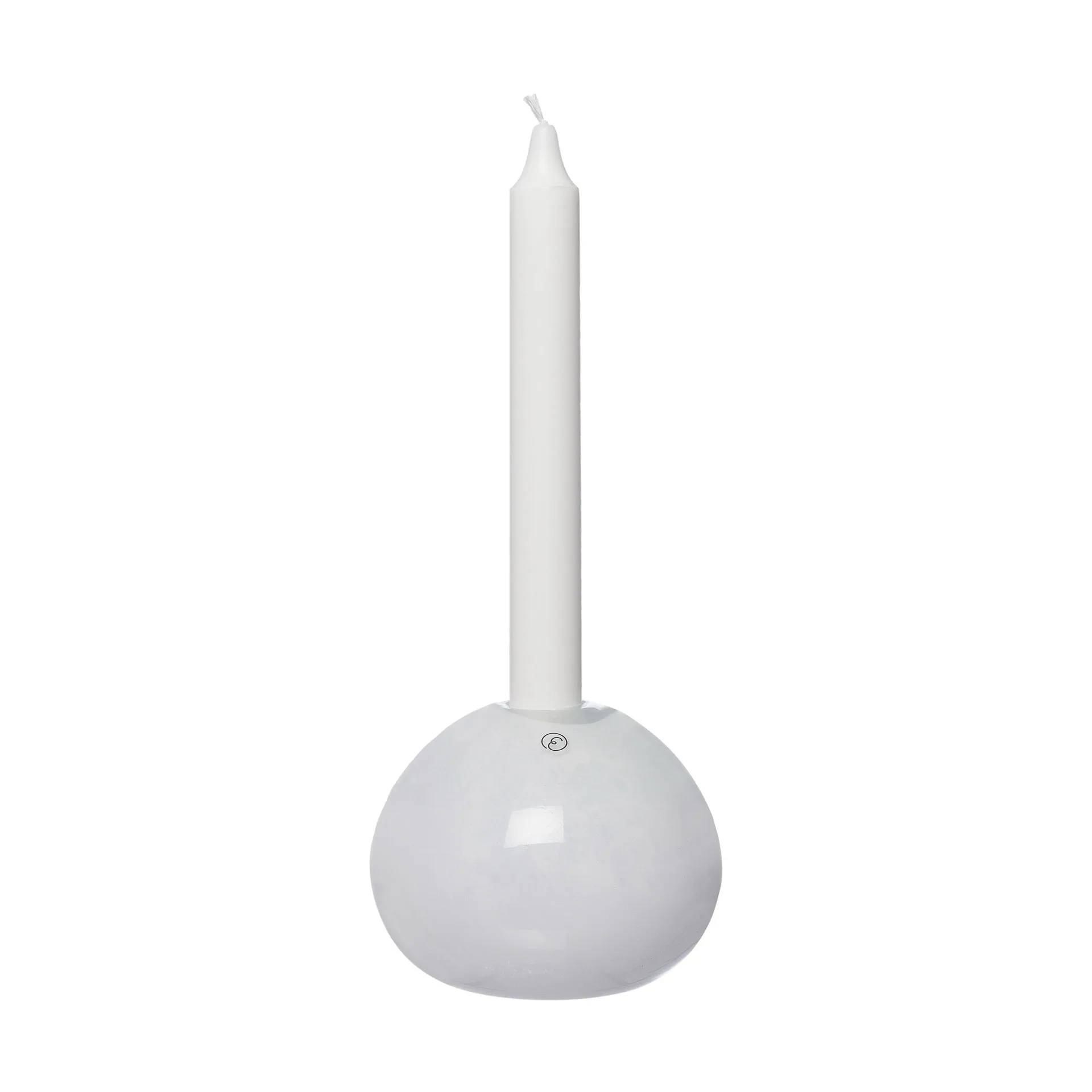 Ernst 玻璃烛台Ø11cm, 白色 ERNST