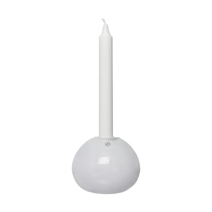 Ernst 玻璃烛台Ø11cm - 白色 - ERNST