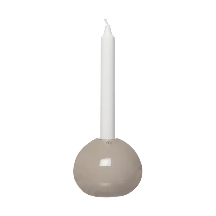 Ernst 玻璃烛台Ø11cm - 米色 - ERNST