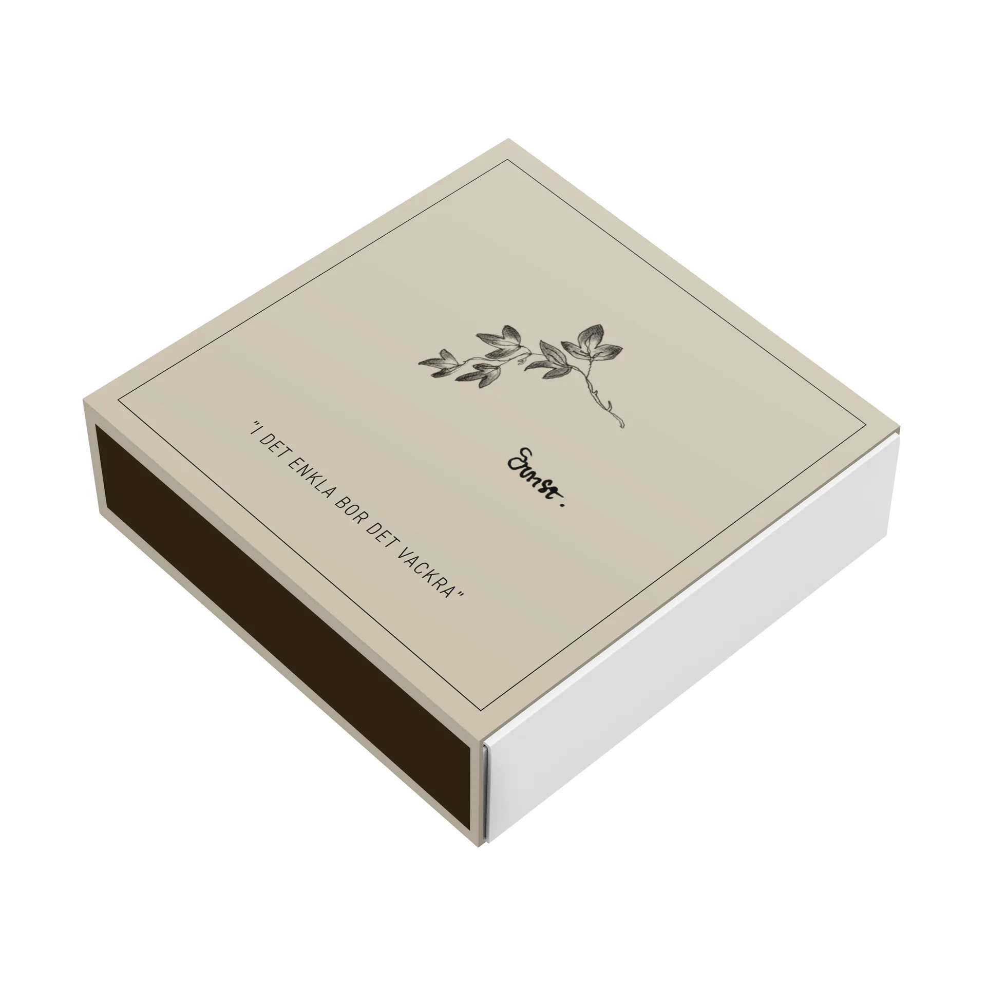 Ernst 火柴盒 11x11cm, 绳结款 ERNST