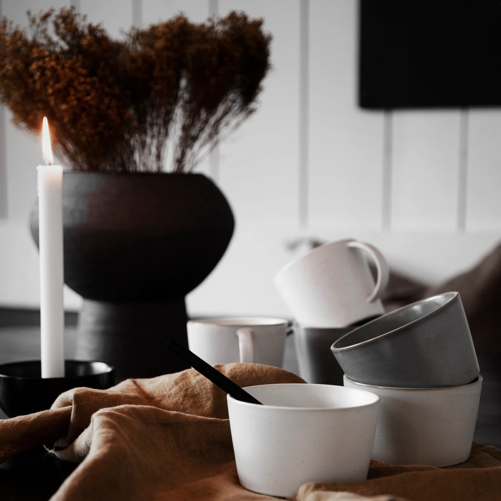 Ernst 碗  Ø12 cm, 灰色 ERNST