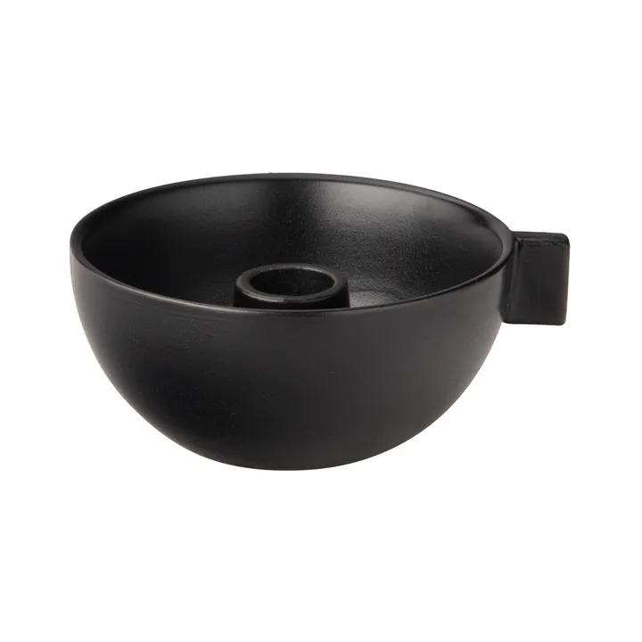 Ernst 烛碗 直径12cm - 黑色 - ERNST