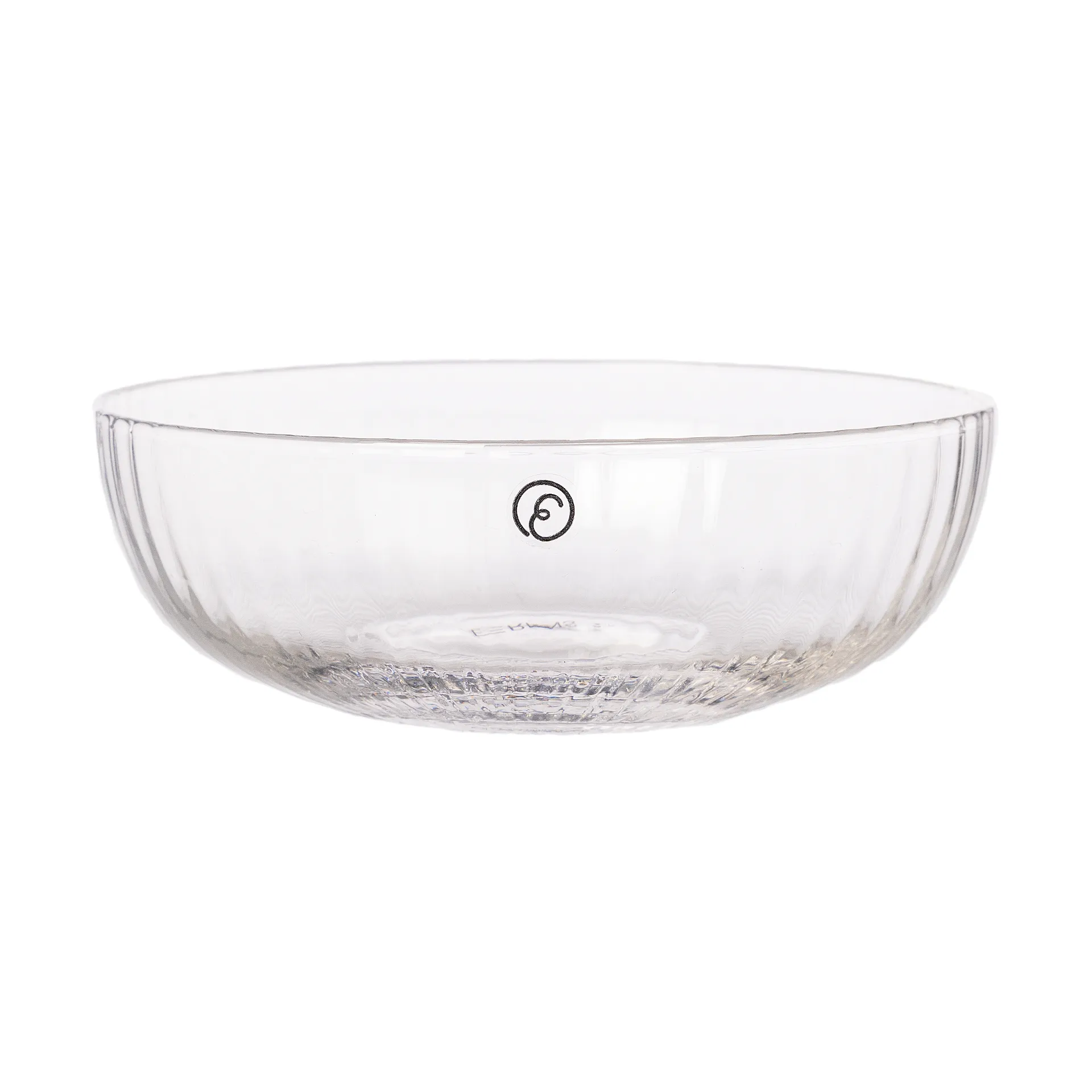 Ernst罗纹玻璃碗 Ø13cm, 透明 ERNST