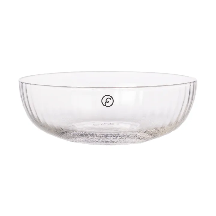 Ernst罗纹玻璃碗 Ø13cm - 透明 - ERNST