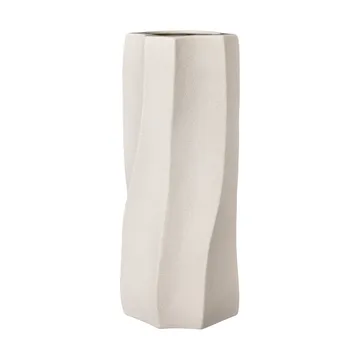 Ernst 炻瓷花瓶Ø13x31cm - 自然白色 - ERNST