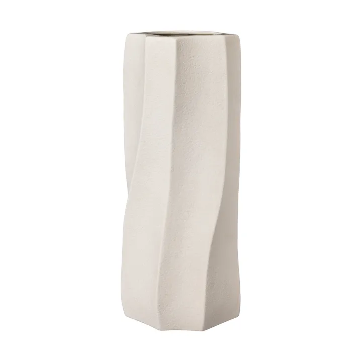 Ernst 炻瓷花瓶Ø13x31cm - 自然白色 - ERNST