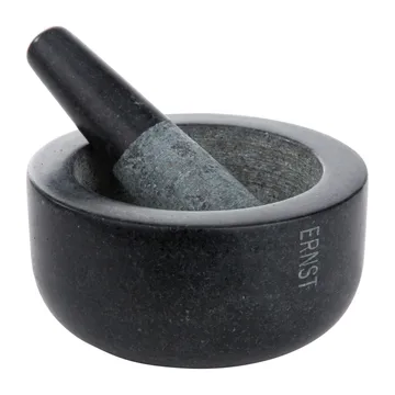 Ernst 黑色花岗岩研钵 - 大号_Ø14cm - ERNST