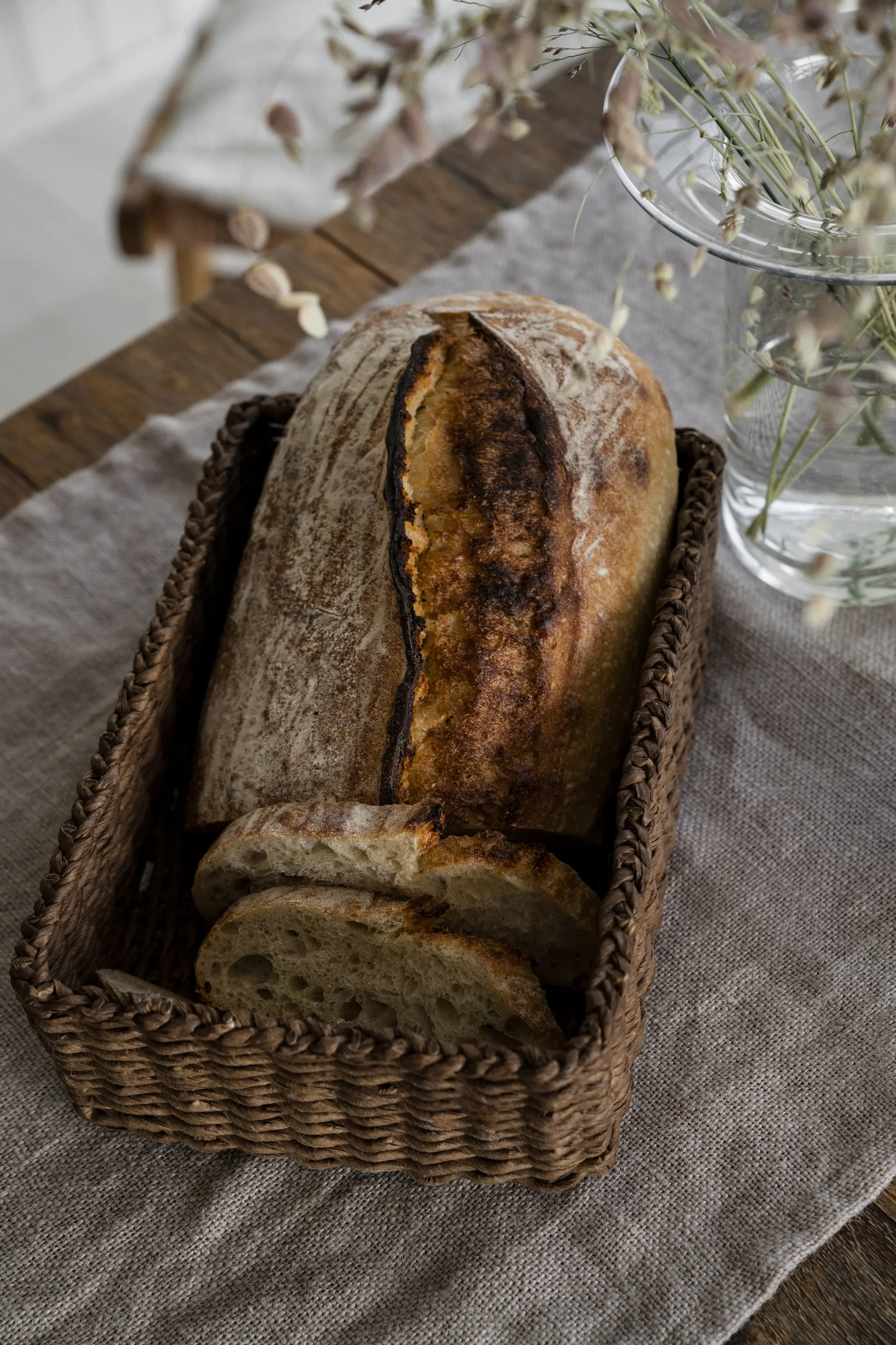 Ernst 篮子 14x23 cm, 深褐色 ERNST