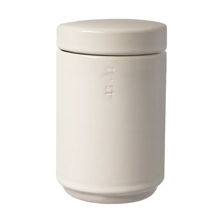 Ernst 带盖储物罐15.5cm - 自然白色 - ERNST