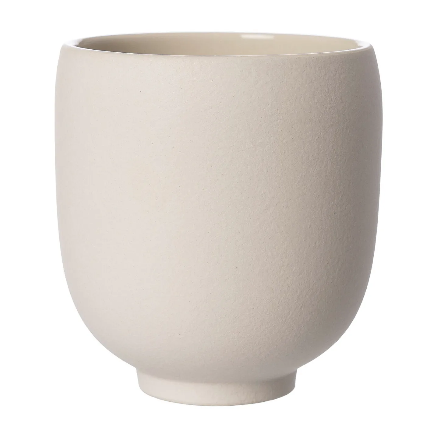 Ernst 带脚花盆 本白色, 高15cm_直径14cm ERNST