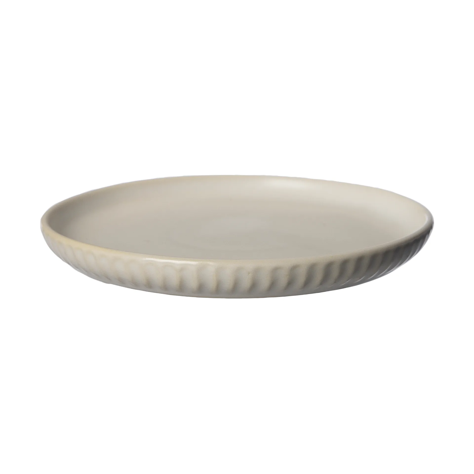Ernst 罗纹碟直径16cm, 米白色 ERNST
