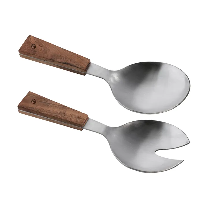 Ernst 沙拉餐具 2件 - 相思木_18 cm - ERNST