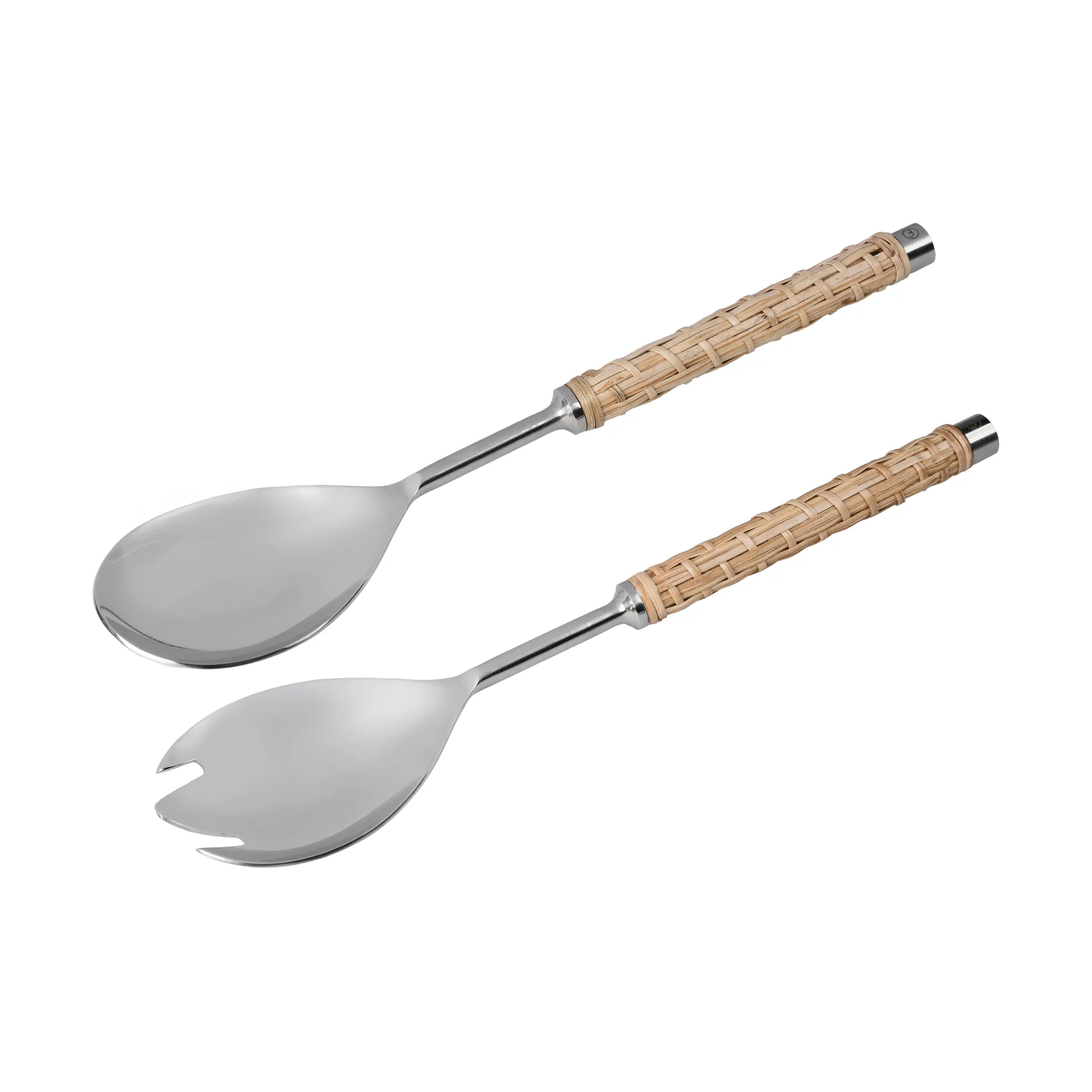 Ernst 编柄沙拉餐具 2件, 海草材质_28 cm ERNST