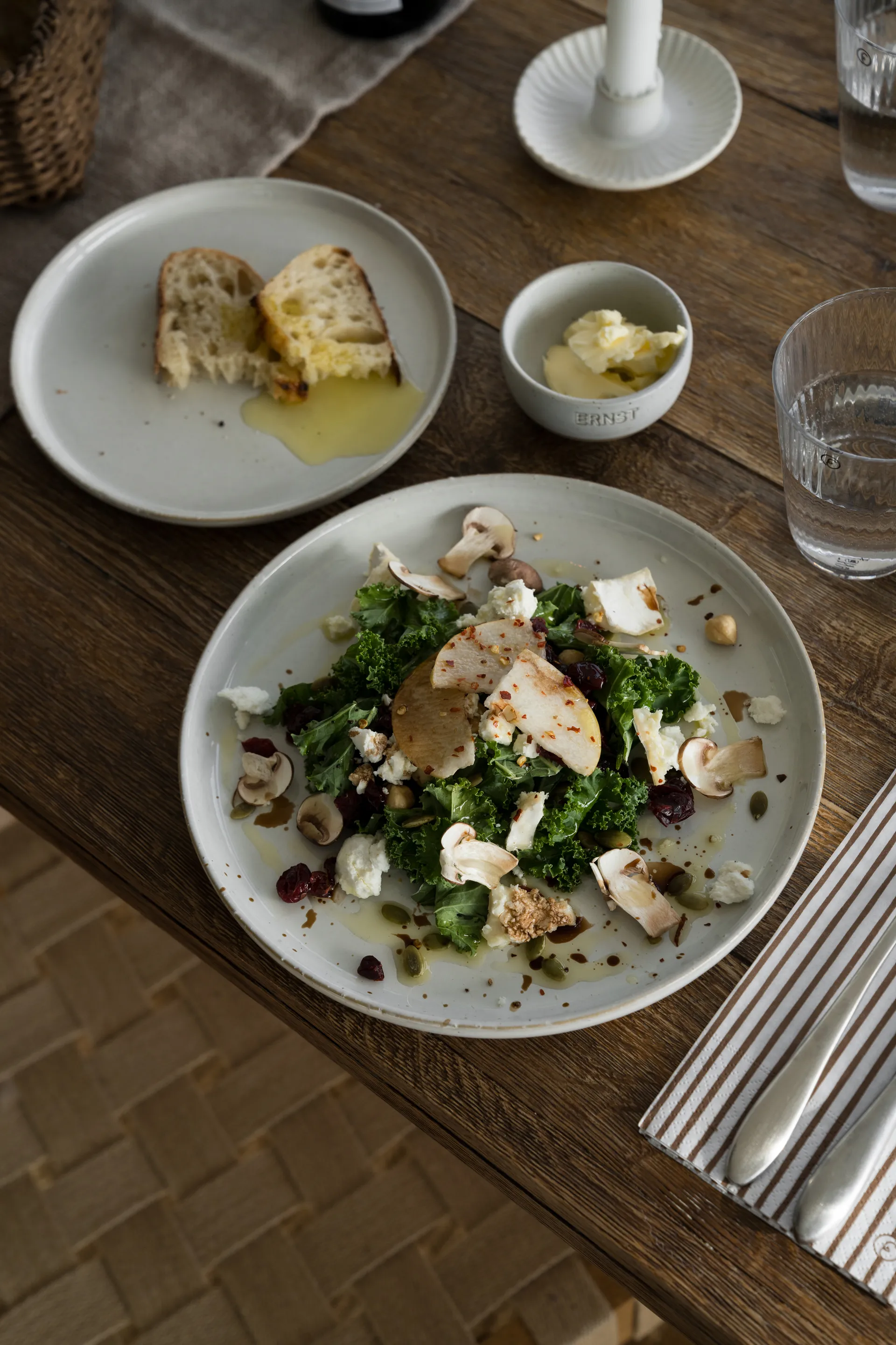 Ernst 小 盘子 Ø20 cm, 原色/自然色 白色 ERNST