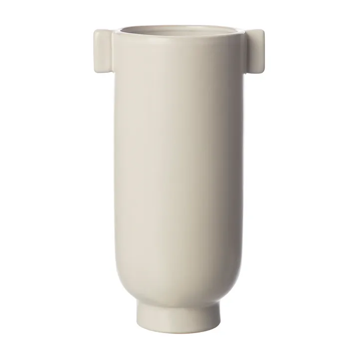 Ernst 带把手花瓶21cm - 白沙色 - ERNST