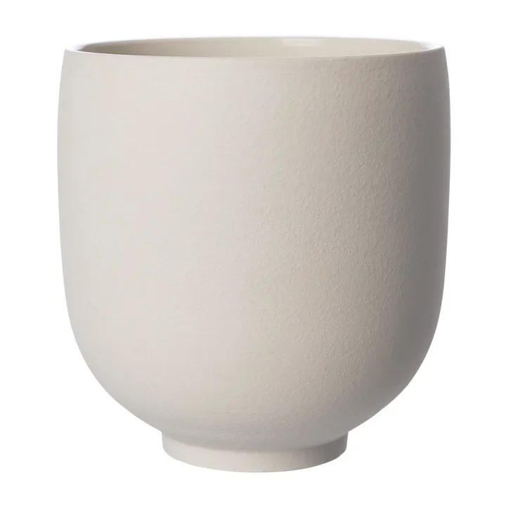 Ernst 带脚花盆 本白色 - 高21cm_直径20cm - ERNST