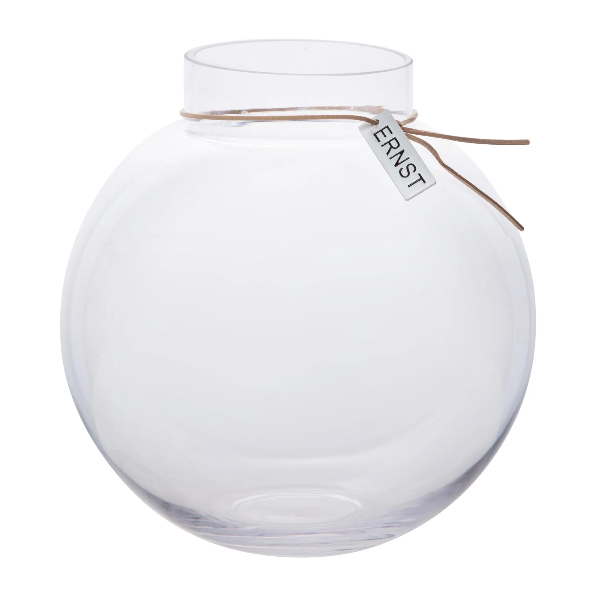 Ernst 玻璃花瓶 高22cm Ø21cm, 透明 ERNST