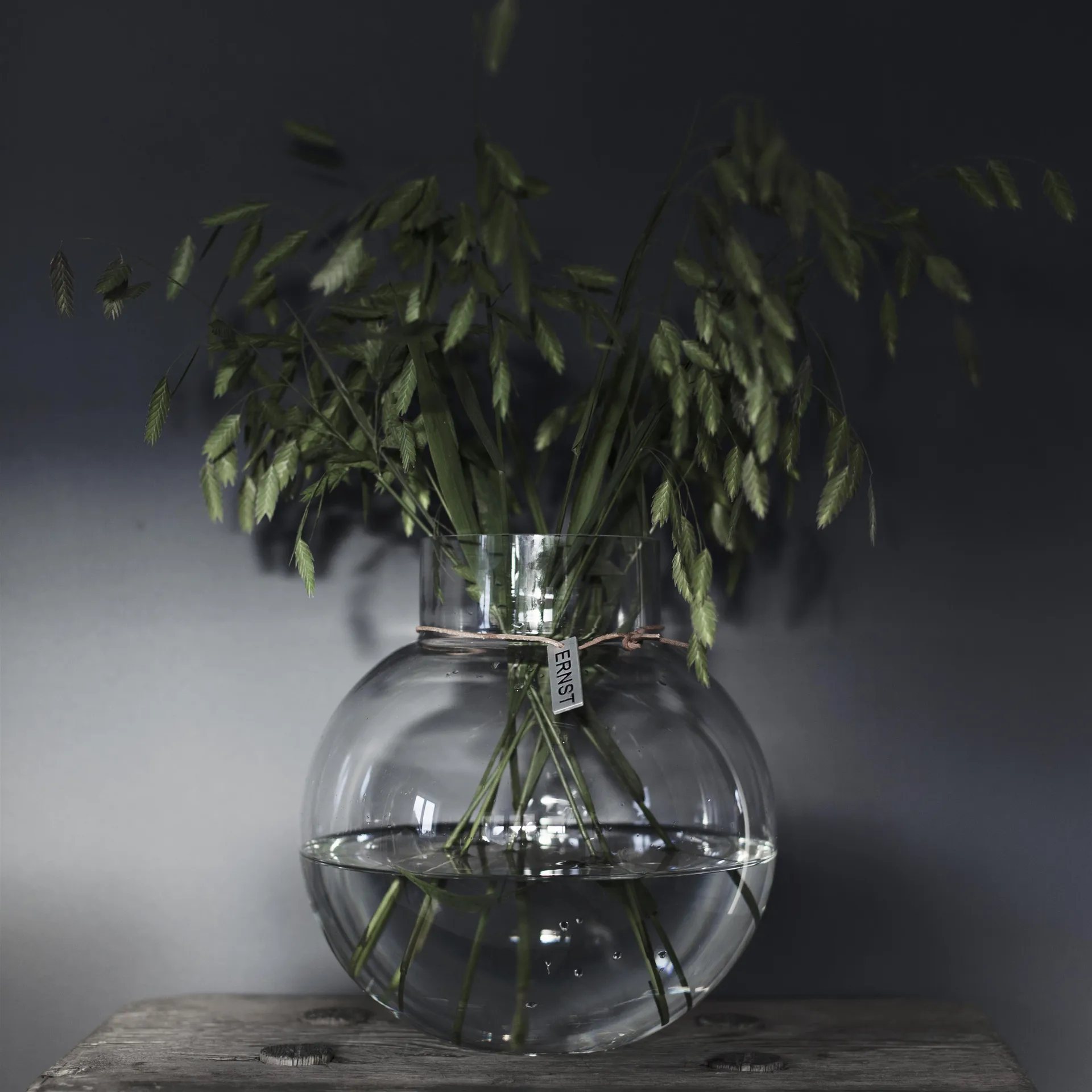 Ernst 玻璃花瓶 高22cm Ø21cm, 透明 ERNST