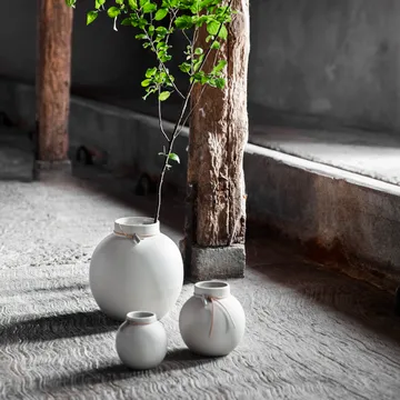 Ernst 炻器花瓶 自然风 - 22cm - ERNST
