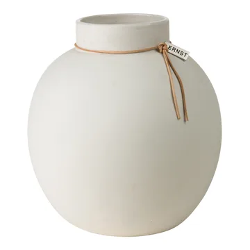 Ernst 白色炻器花瓶 - 22cm - ERNST