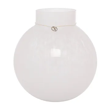 Ernst 圆形玻璃花瓶 白色 - 高22cm_直径21cm - ERNST