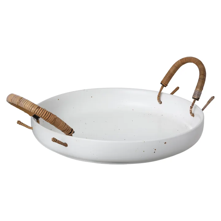 Ernst白色带柄托盘 - Ø25 cm - ERNST