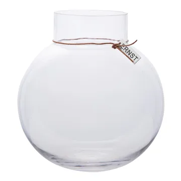 Ernst 玻璃花瓶 高25cm 直径24cm - 透明色 - ERNST