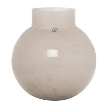 Ernst 圆形玻璃花瓶 米色 - 高25cm_直径24cm - ERNST