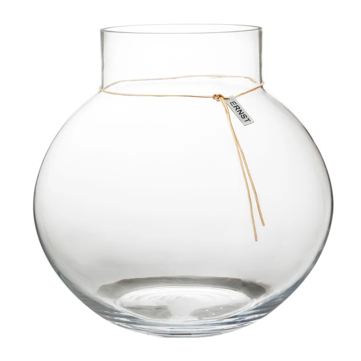 Ernst 玻璃花瓶 高29cm Ø30cm - 透明 - ERNST