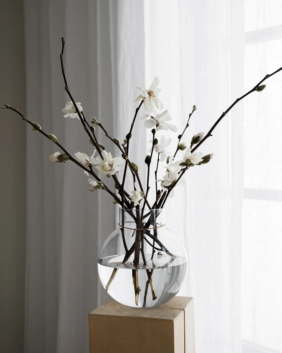 Ernst 玻璃花瓶 高29cm Ø30cm, 透明 ERNST