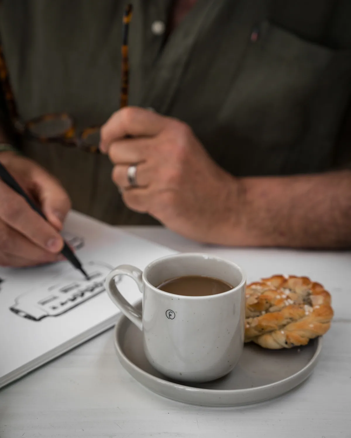 Ernst 咖啡杯 30 cl, Sand ERNST