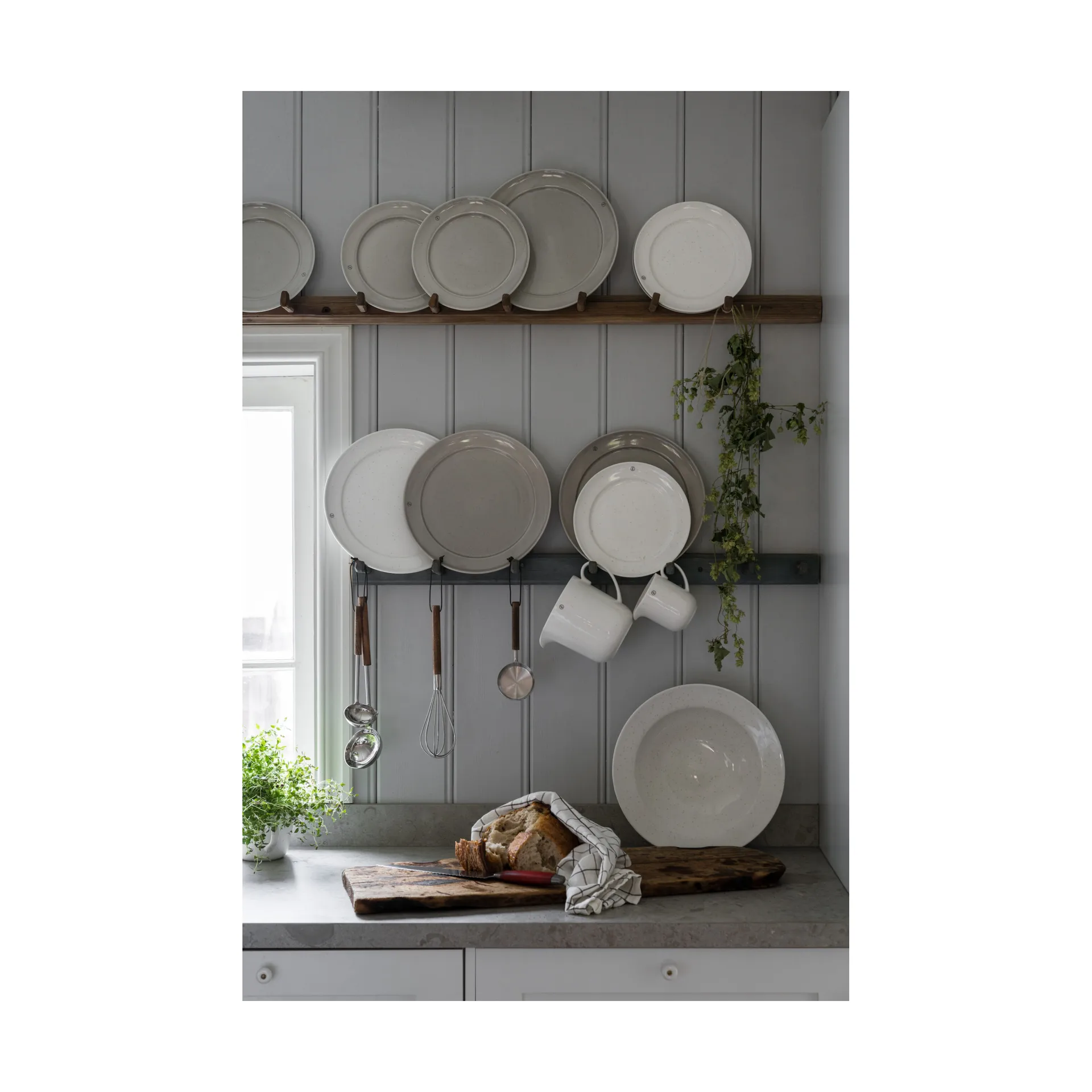 Ernst 碗 Ø32 cm, 香草色/淡奶油色 ERNST