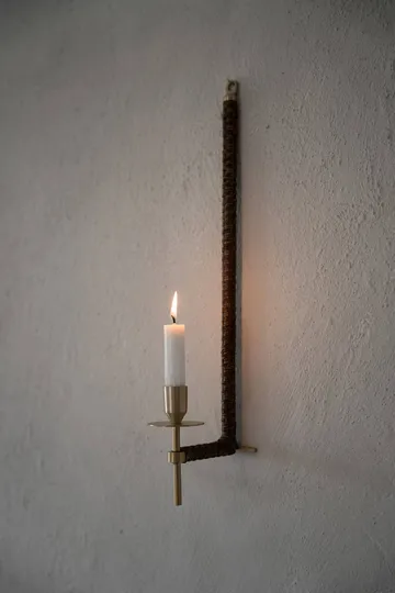 Ernst 编织壁灯 - 黄铜，47cm - ERNST