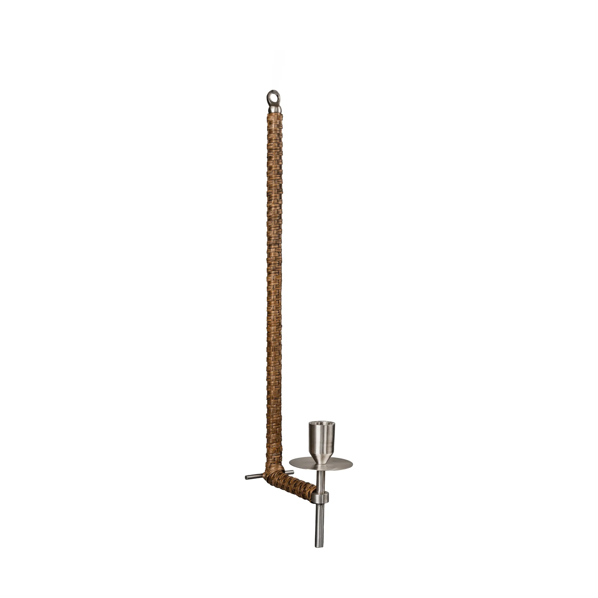 Ernst 编织壁灯, 拉丝钢，47cm ERNST