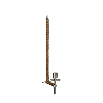 Ernst 编织壁灯 - 拉丝钢，47cm - ERNST