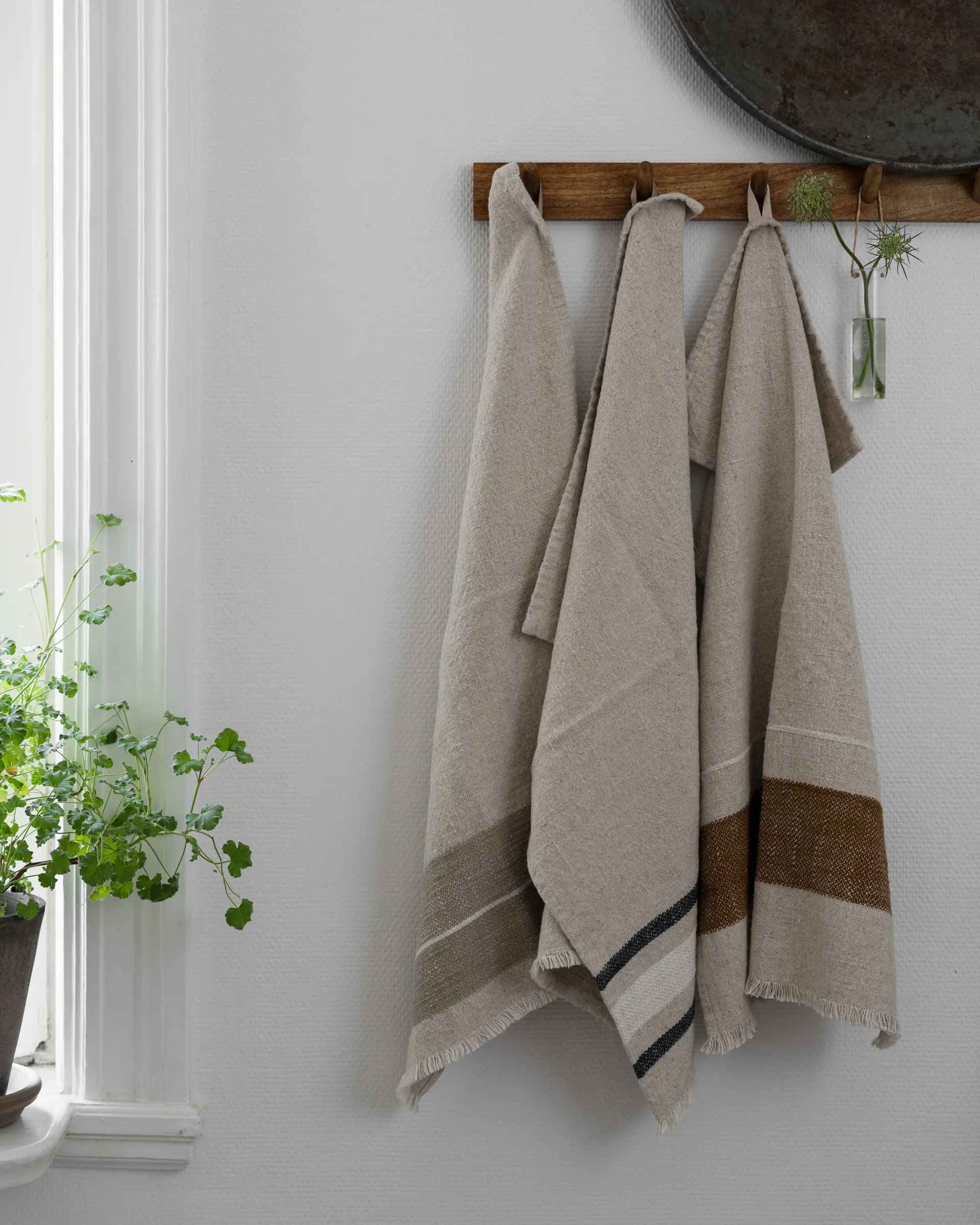 Ernst 厨房巾, 原色/自然色-米色-白色, 47x70 cm ERNST