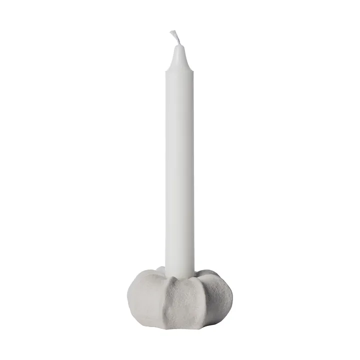 Ernst 炻器烛台 Ø7.5cm - 自然白色 - ERNST