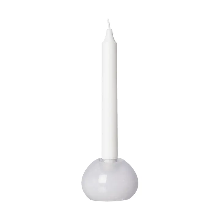 Ernst 玻璃烛台 Ø7.5cm - 白色 - ERNST