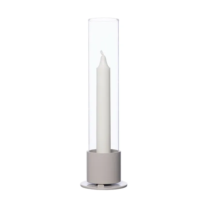 Ernst 圆柱形玻璃烛台Ø7.5cm - 自然白色 - ERNST