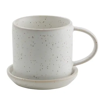 Ernst 杯碟套装 7cm - 白色-speckled - ERNST