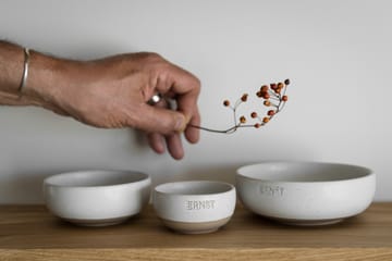 Ernst 碗 - 白色-原色/自然色 底座, Ø8 cm - ERNST