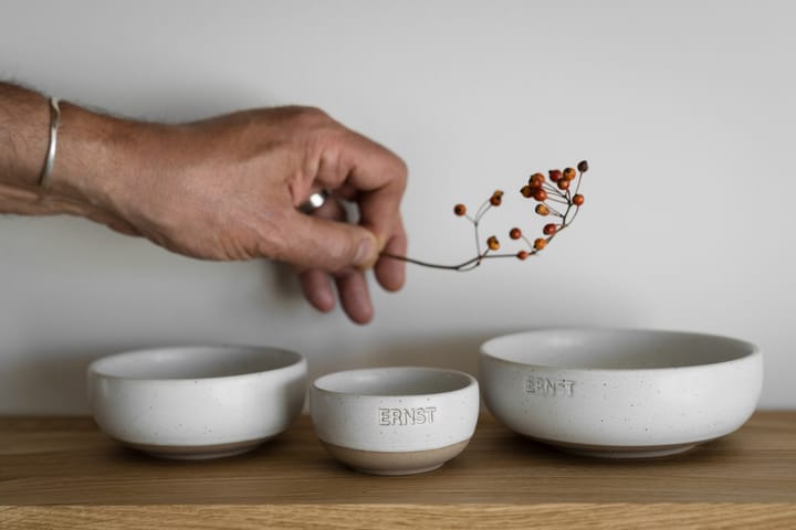 Ernst 碗, 白色-原色/自然色 底座, Ø8 cm ERNST