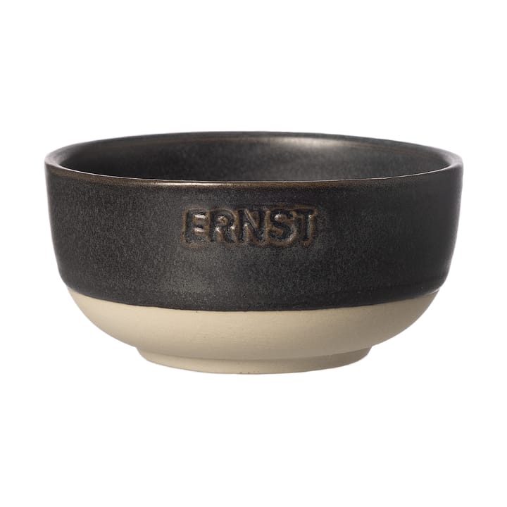 Ernst 碗 - 哑光 黑色-原色/自然色 底座, Ø8 cm - ERNST