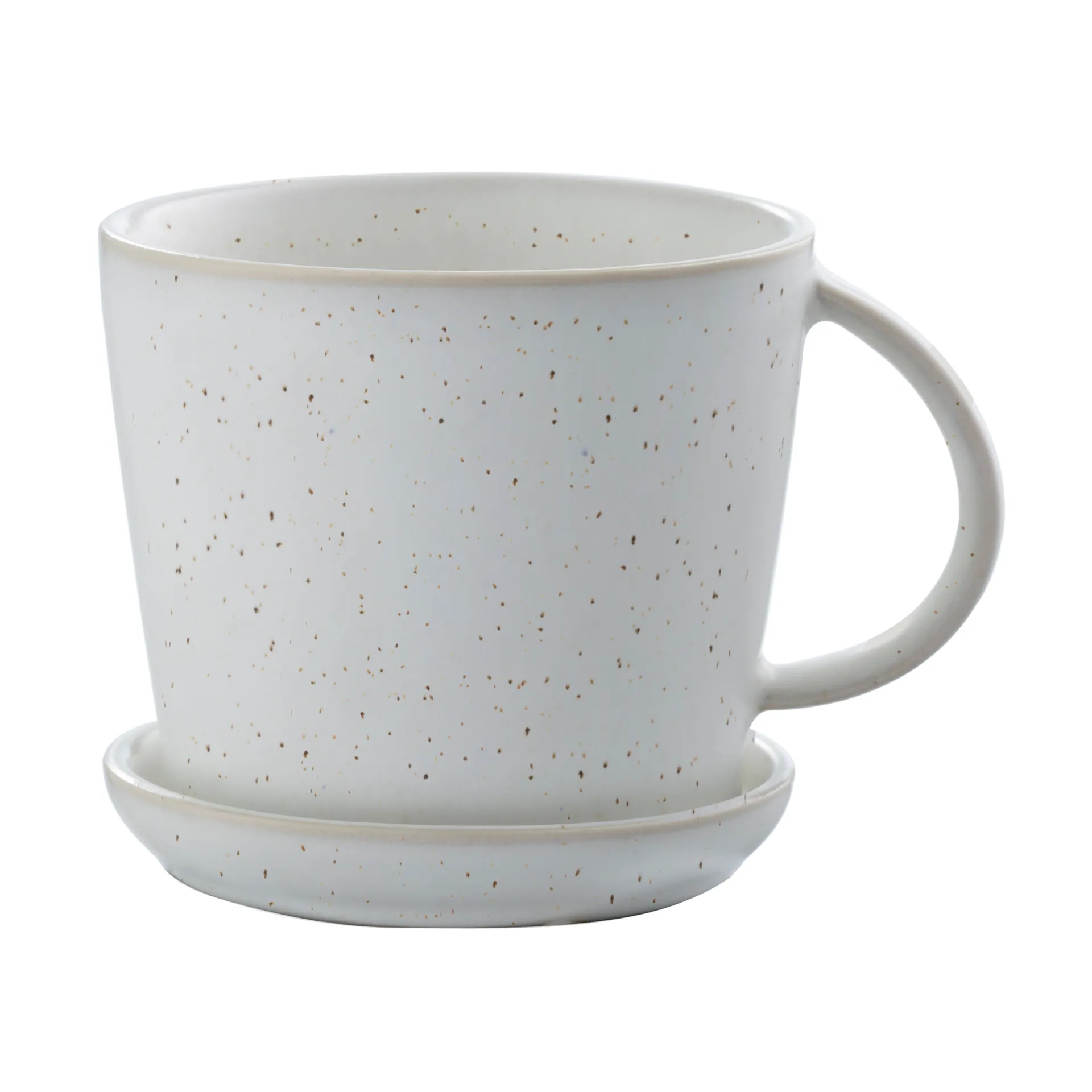 Ernst 杯碟套装8.5cm, 白色带斑点 ERNST